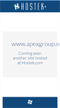 Mobile Screenshot of apexgroup.org